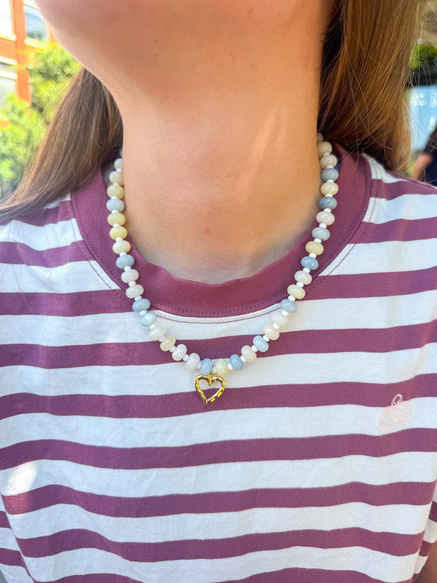 Pastel Heart Necklace!