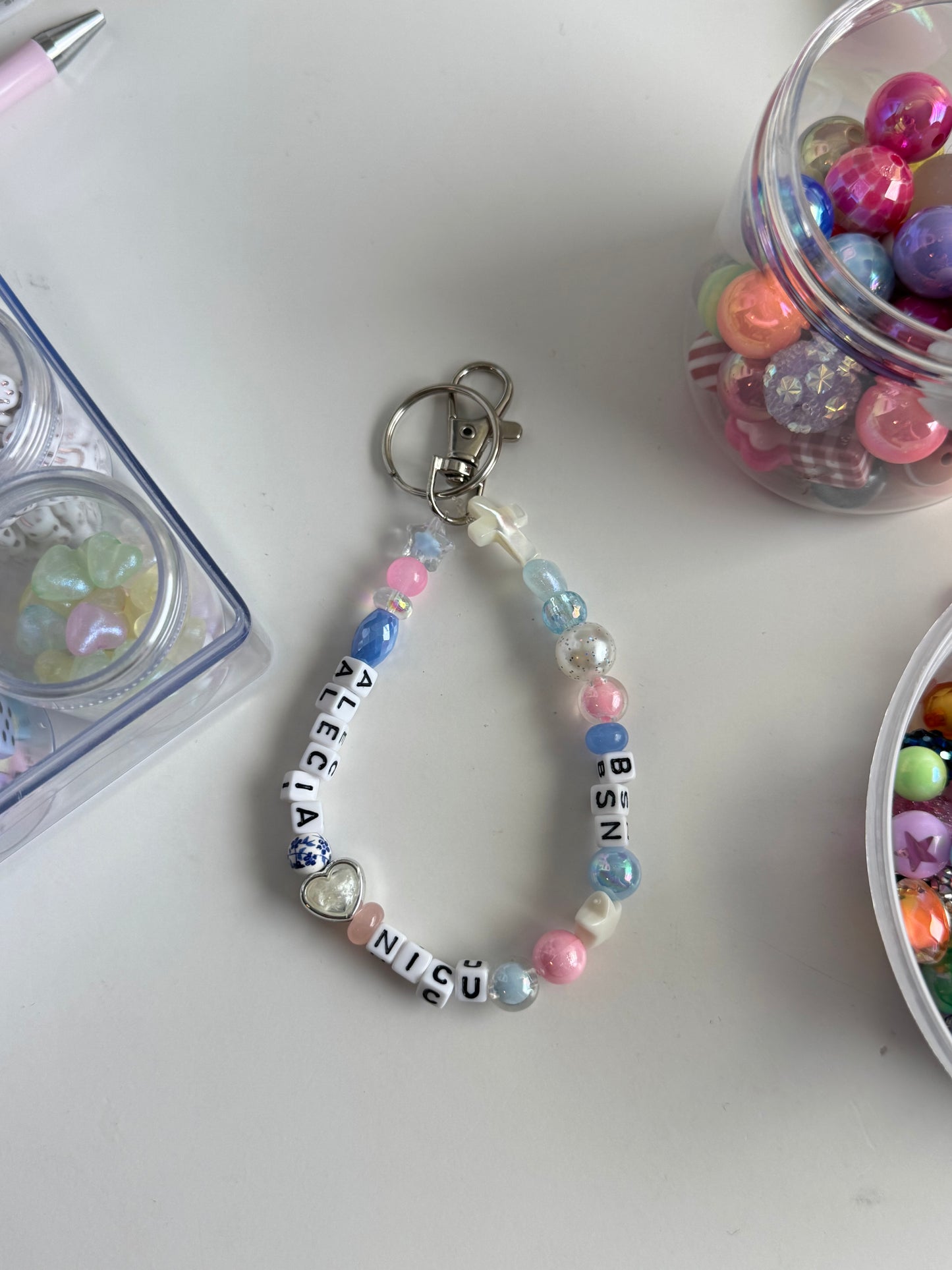 Custom Loop Bag Charm/Keychain!