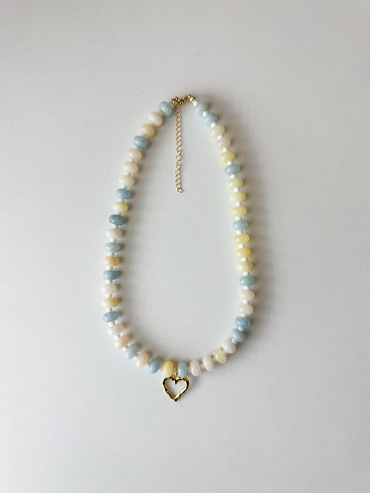 Pastel Heart Necklace!
