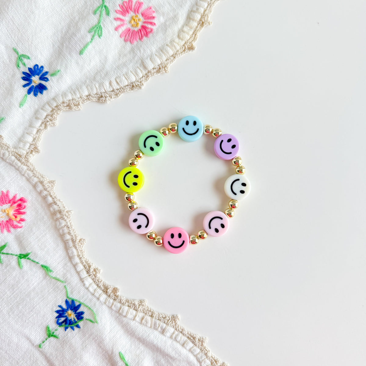 Pastel Smiley Bracelet!