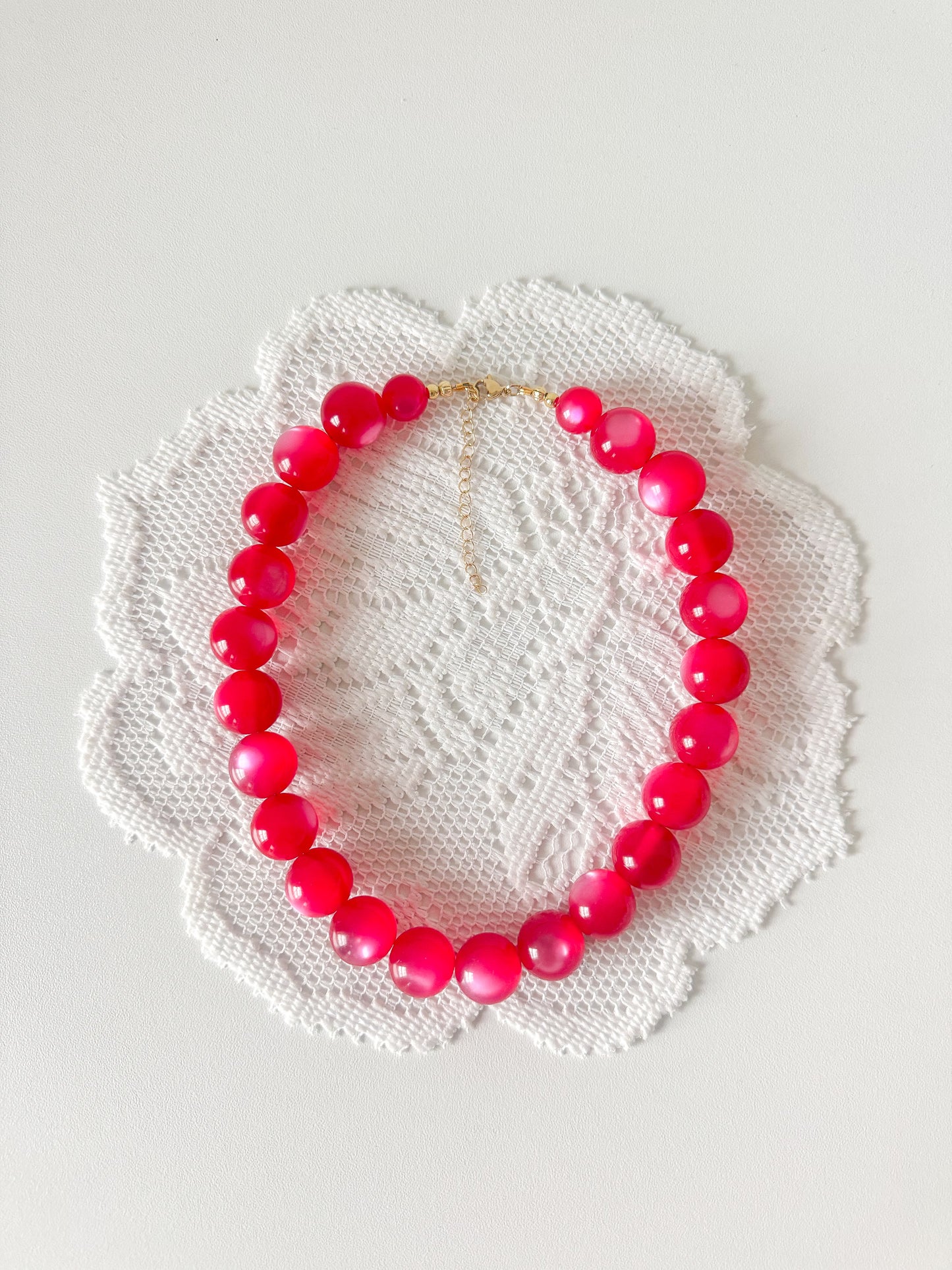 Candy Apple Necklace!