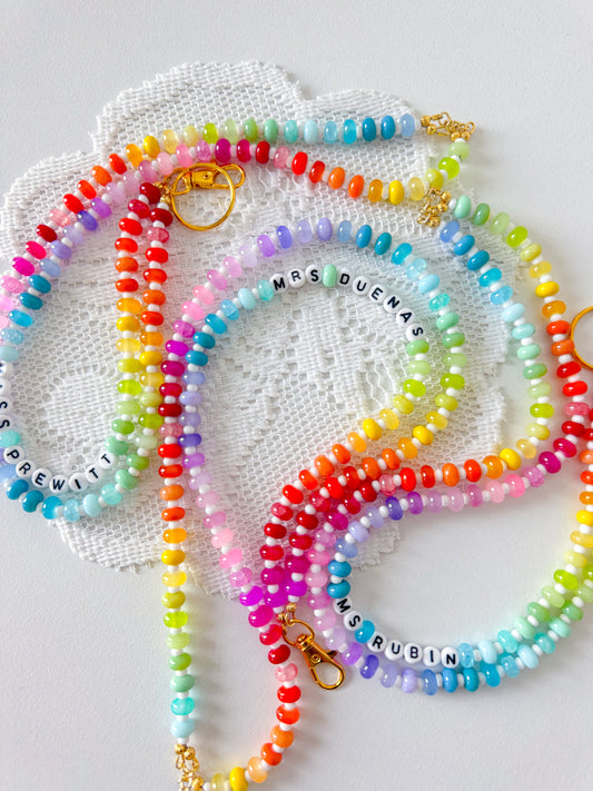 Rainbow Lanyard!